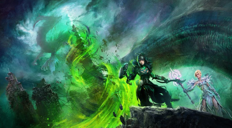 This image is an artwork of Guild Wars 2