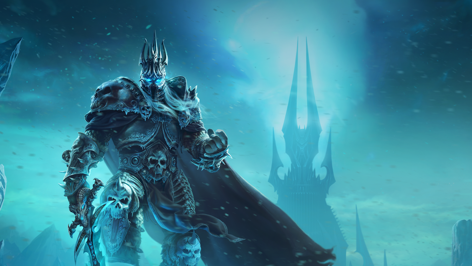 World of Warcraft: Wrath of the Lich King - Lich King in front of the castle