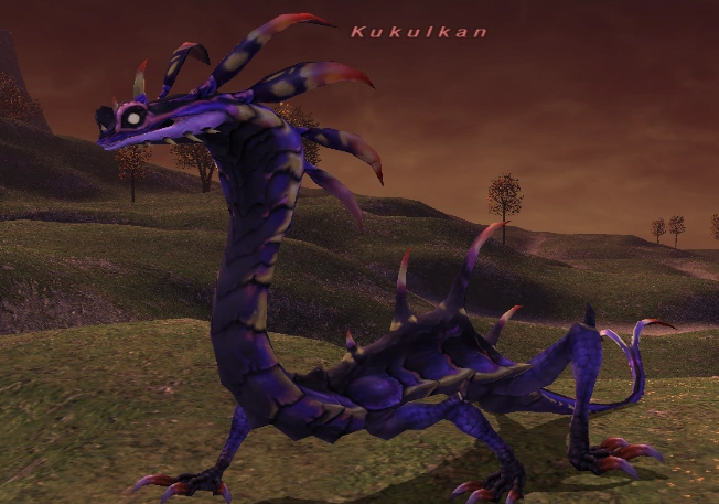 This image shows the in-game Kukulkan FFXI