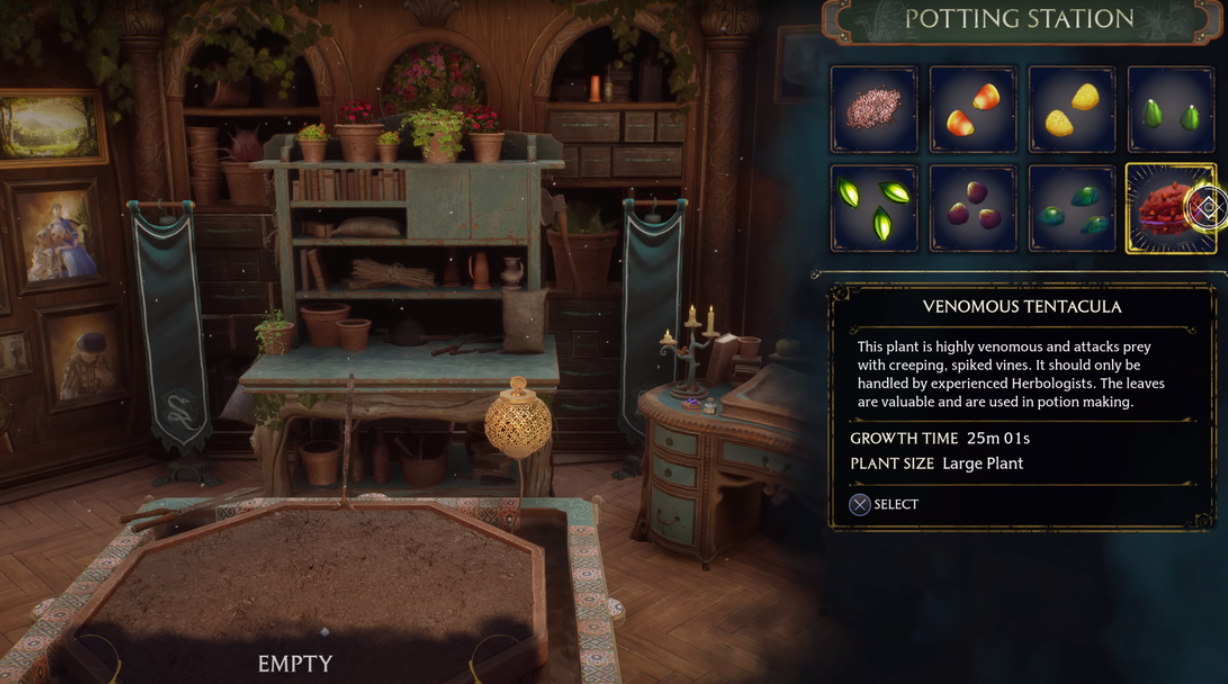 How to grow Fluxweed and Venomous Tentacula in Hogwarts Legacy - MMOPIXEL