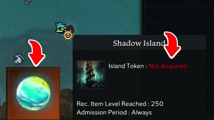 Complete all quests to acquire Shadow Island Token