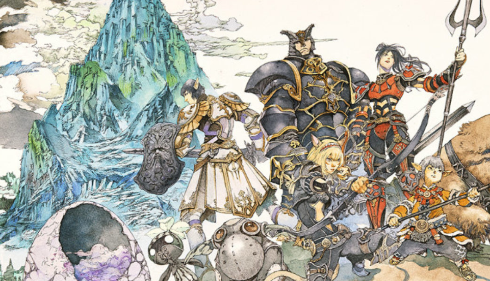 This image is an artwork of Final Fantasy XI