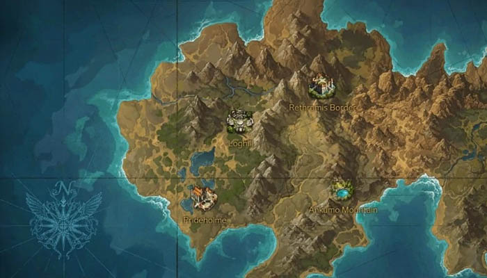 Rethramis Questline map in Lost Ark
