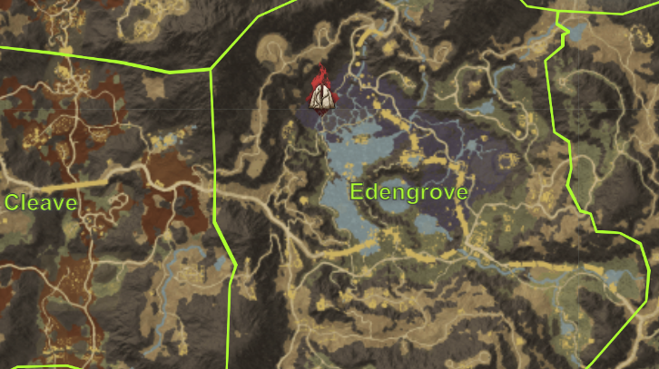 Edengrove Map for New World MMO