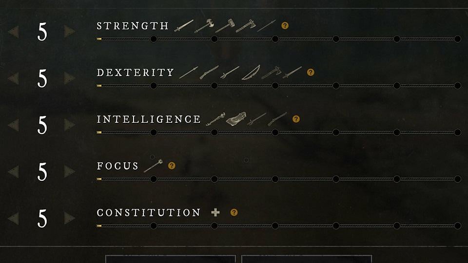 New World Core Attributes