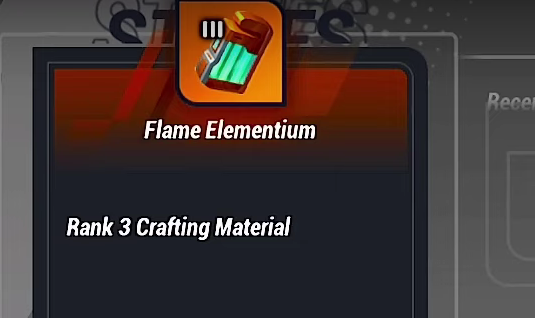 This image shows the Flame elementium Torchlight Infinite