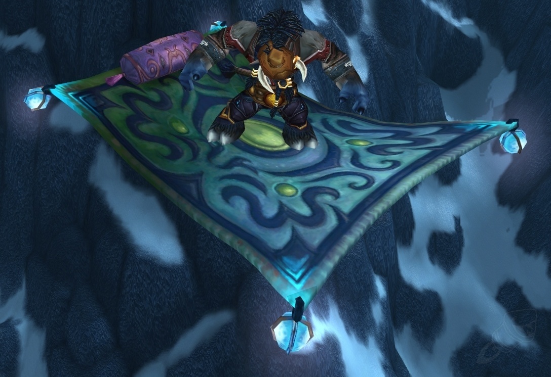 With Tailoring you can create Flying Magic Carpet mount