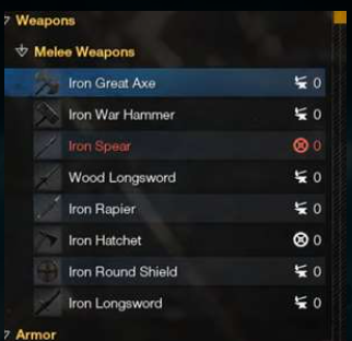List of Craftable Weapons with high Engineering level