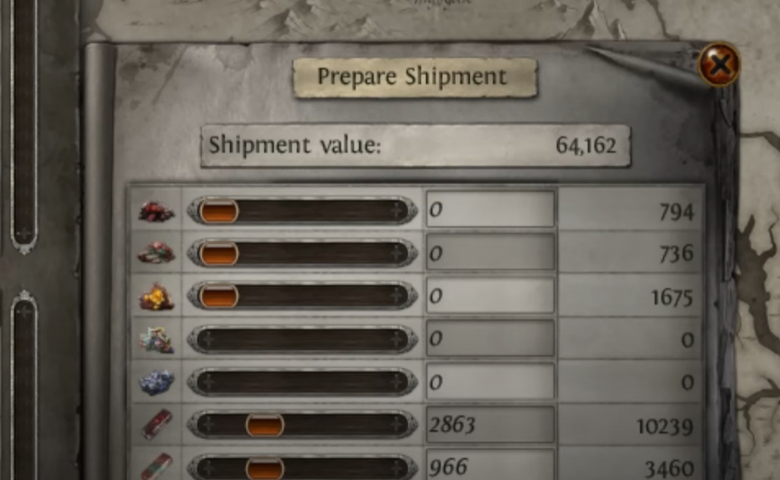 PoE Shipment Loot Scaling