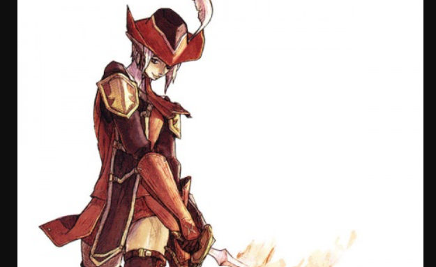This image in an artwork of Red Mage in FFXI