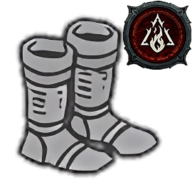 Sorcerer Boots Lv 70+：Teleport +3 (Random Additional Attributes)*1