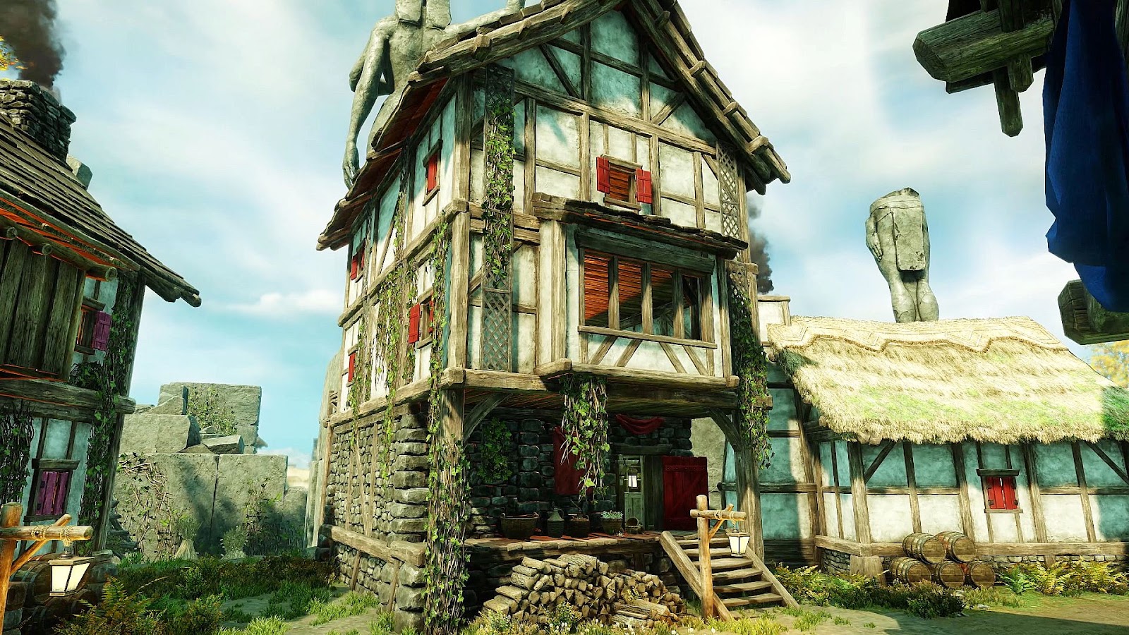 One of many houses available for rent in New World
