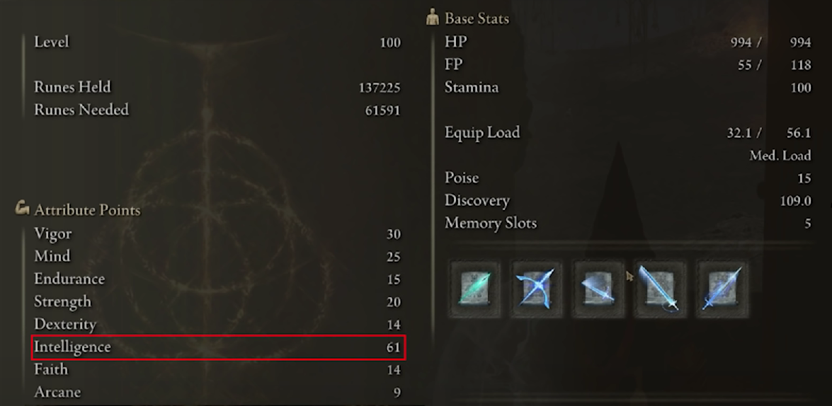 What are the best stats for a mage build on Elden ring? I'm going to do  rebirth so are these good stats or should I change them? I'm level 80 :  r/Eldenring