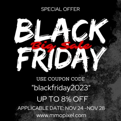 Big Black Friday Sale 2023: Get 8% Off Popular Games with Coupon Codes