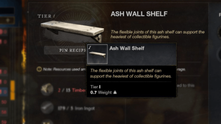 Ash Wall Shelves