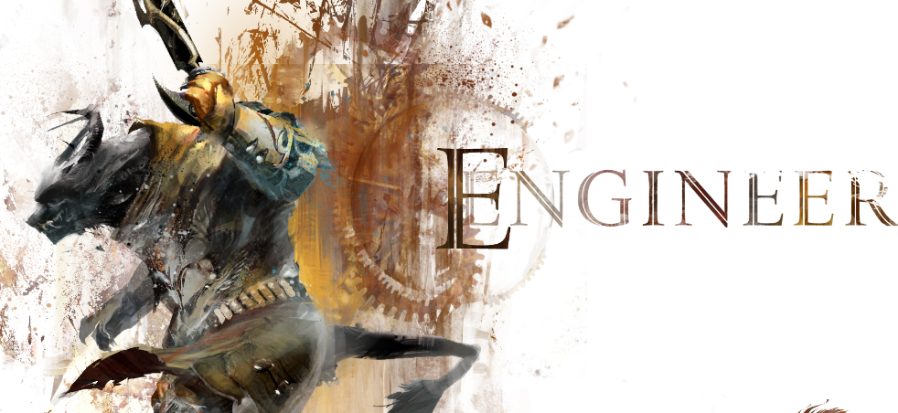 This image is an artwork of Engineer in Guild Wars 2