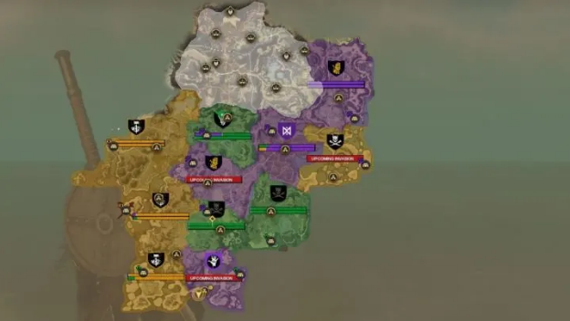 Territory Map on one of New World’s servers