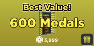 600 Medals