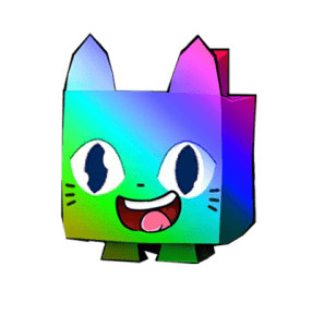 Huge Easter Cat(Rainbow)