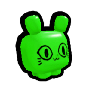 Huge Green Balloon Cat