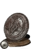 Iron Round Shield-(MAX UPGRADED)-(DarkSoul3)