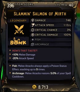 Slammin's Salmon of Mirth (396)