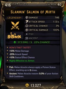 Slammin's Salmon of Mirth (416)