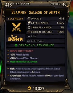 Slammin's Salmon of Mirth (416)