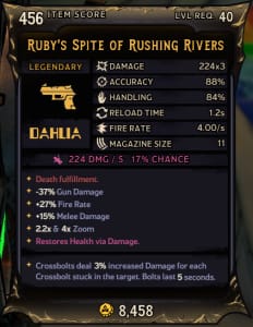 Ruby's Spite of Rushing Rivers (456)