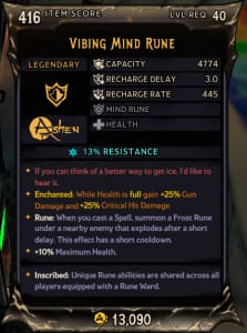 Vibing Mind Rune (416)