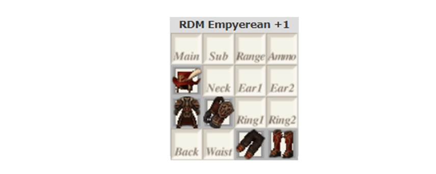 FFXI RDM Gear Guide - MMOPIXEL