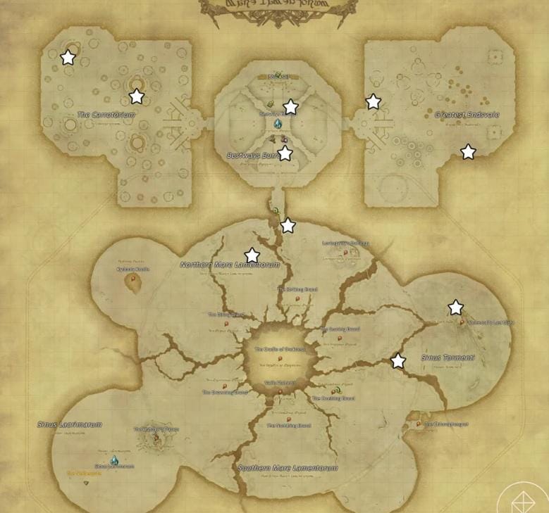 Final Fantasy XIV: Endwalker Aether Current locations - MMOPIXEL