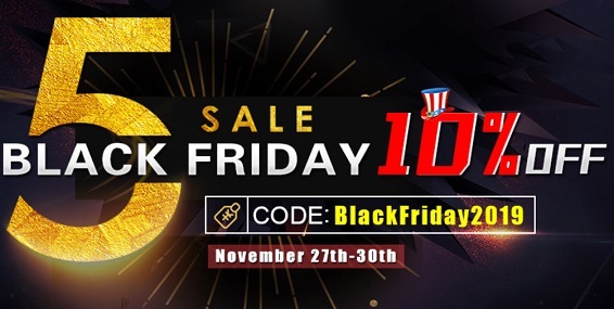 Black Friday Sales 2019: 10% Coupon for all games