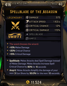 Spellblade of The Assassin (416)