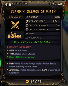 Slammin's Salmon of Mirth (416)