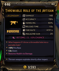 Throwable Hole of The Artisan (446)
