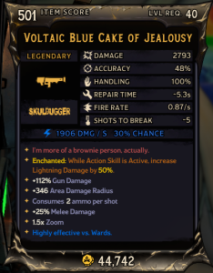 Voltaic Blue Cake of Jealousy (501)