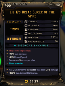 Lil K's Bread Slicer of The Spire (466)