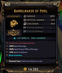 Barrelmaker of Peril (401)