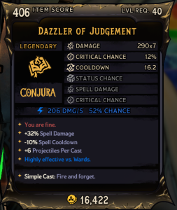 Dazzler of Judgement (406)