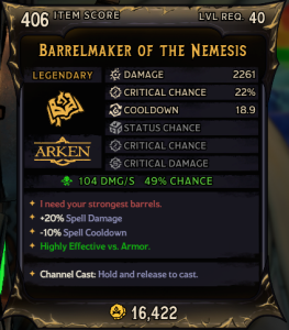 Barrelmaker of The Nemesis (406)