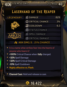 Laserhand of The Reaper (406)