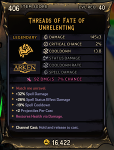 Threads of Fate of Unrelenting (406)