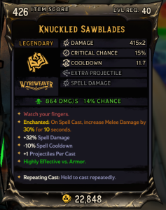 Knuckled Sawblades (426)