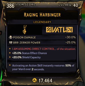 Raging Harbinger (386)