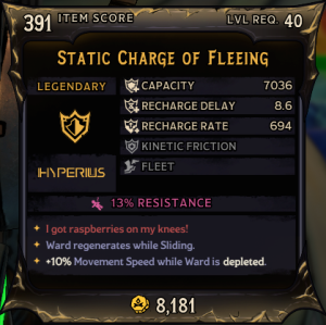 Static Charge of Fleeing  (391)