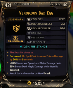 Venomous Bad Egg (421)