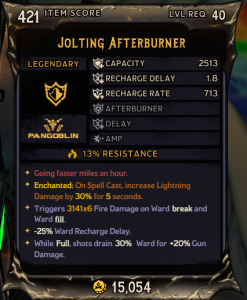 Jolting Afterburner (421)