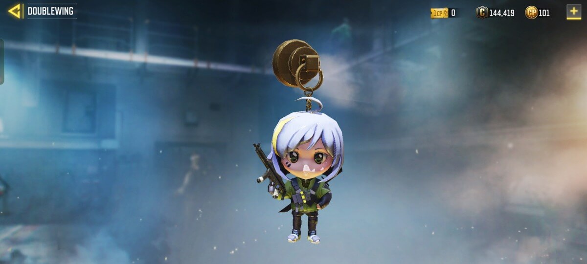 Kestrel Chibi Charm in Doublewing Lucky Draw COD Mobile