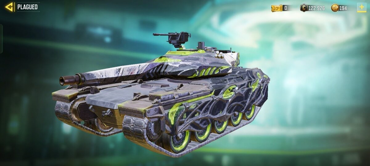 Tank - III-Temper for Battle Royal in COD Mobile